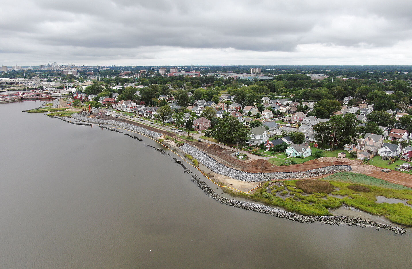 Norfolk shoreline project